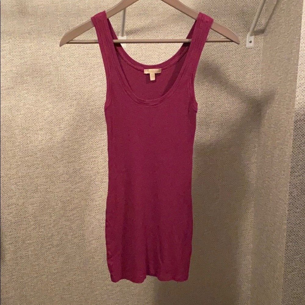 Anthropologie Bordeaux tank top size medium
